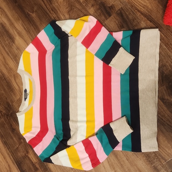 Joules Rainbow Stripe Sweater - Picture 4 of 4